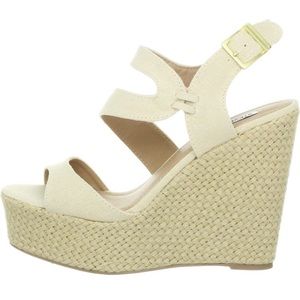 Steve Madden Jenny Natural Wedges
